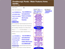 Tablet Screenshot of ponddecorgi.com